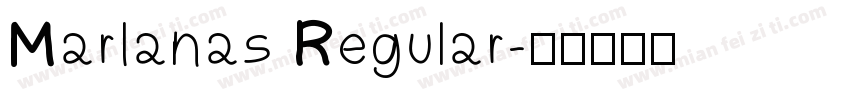 Marianas Regular字体转换